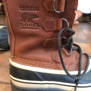 SOREL WINTER BOOTS BROWN AND BLACK